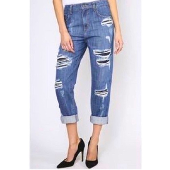 NWT LF CARMAR Non-Stretch Denim Ultra High Rise Relaxed Jean 28 - Picture 1 of 11